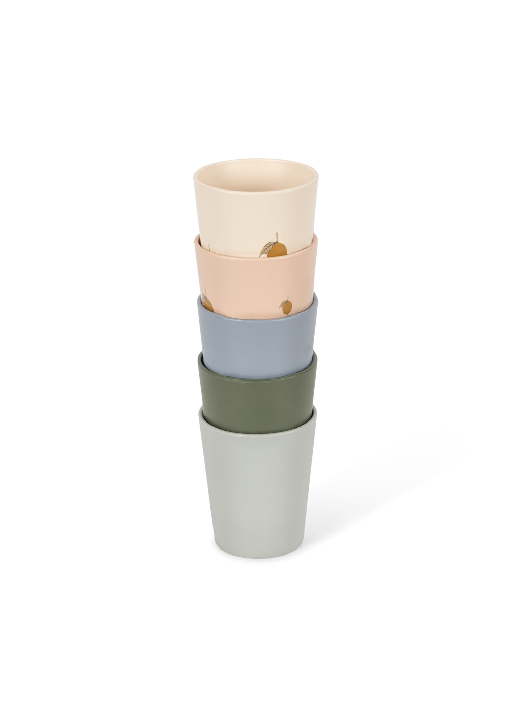 Konges Sløjd 5 Pack Kids Cups – Lemon Mix
