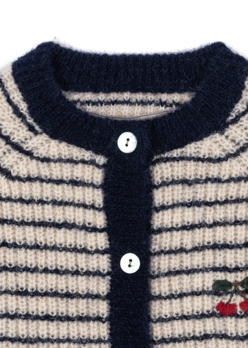 Konges Sløjd Barli Cardigan - Navy Stripe — official Konges Sløjd image 5