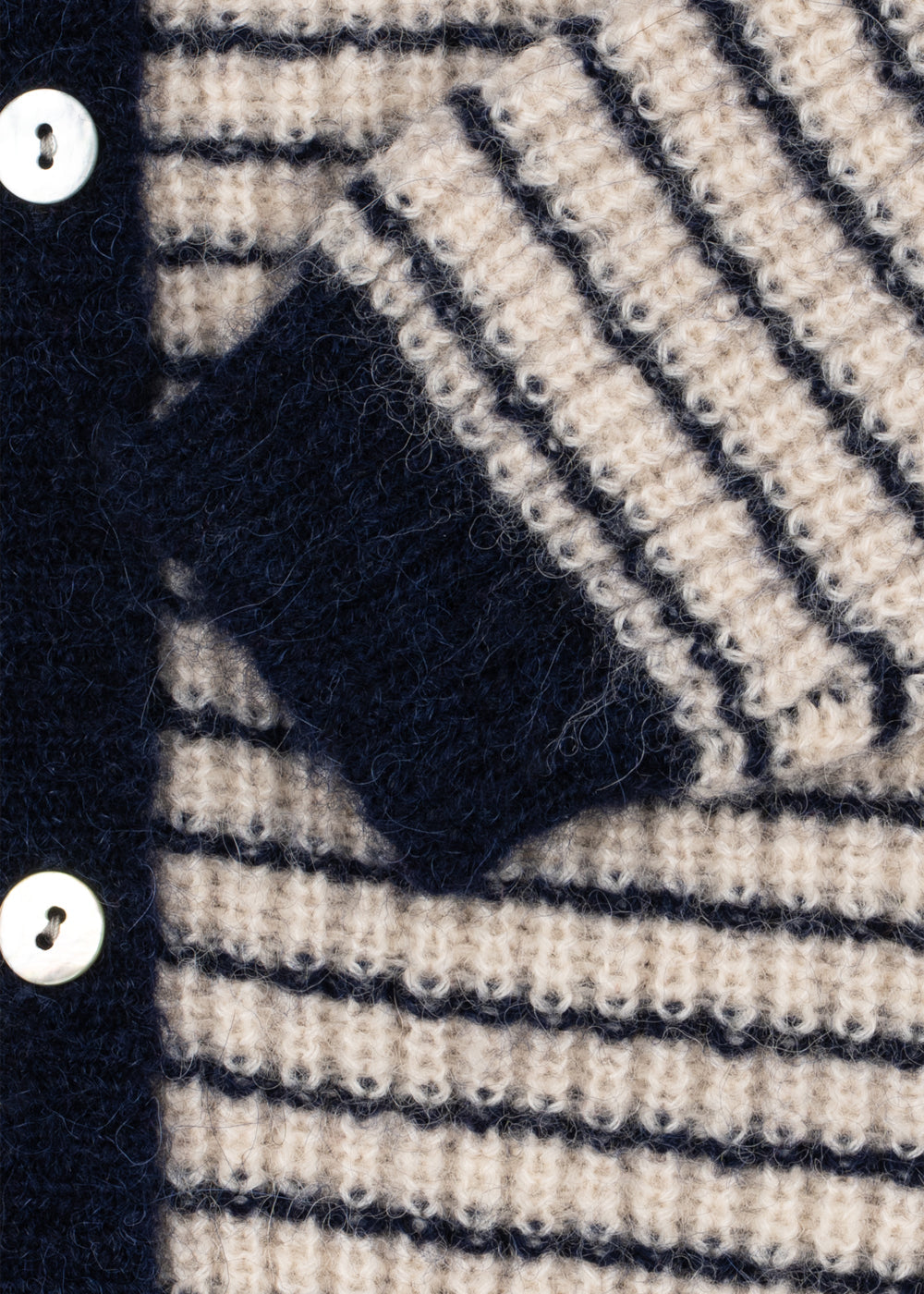 Konges Sløjd Barli Cardigan - Navy Stripe — official Konges Sløjd image 7