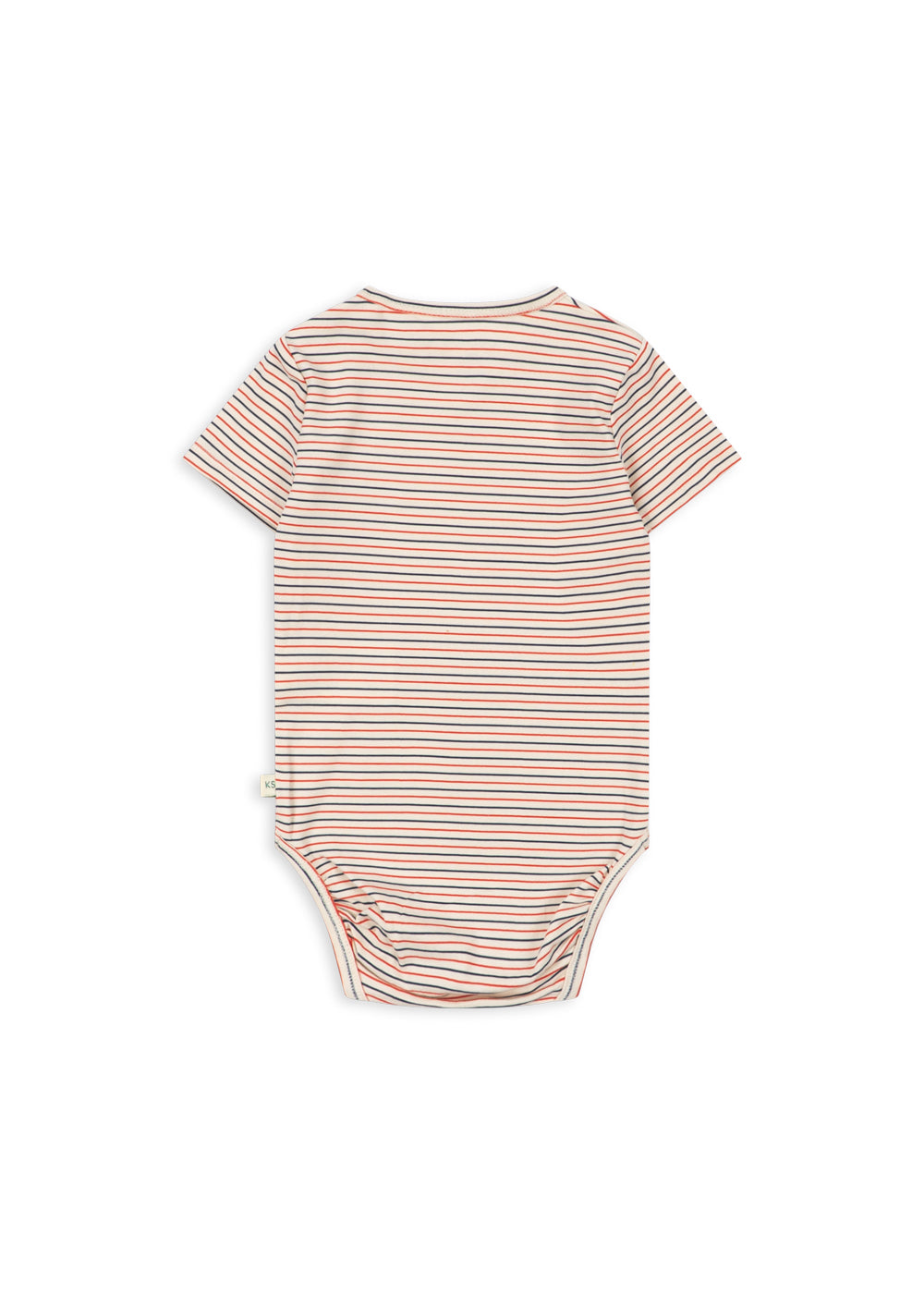 Konges Sløjd Basic Short Sleeve Body - Stripe Tricolore Petit
