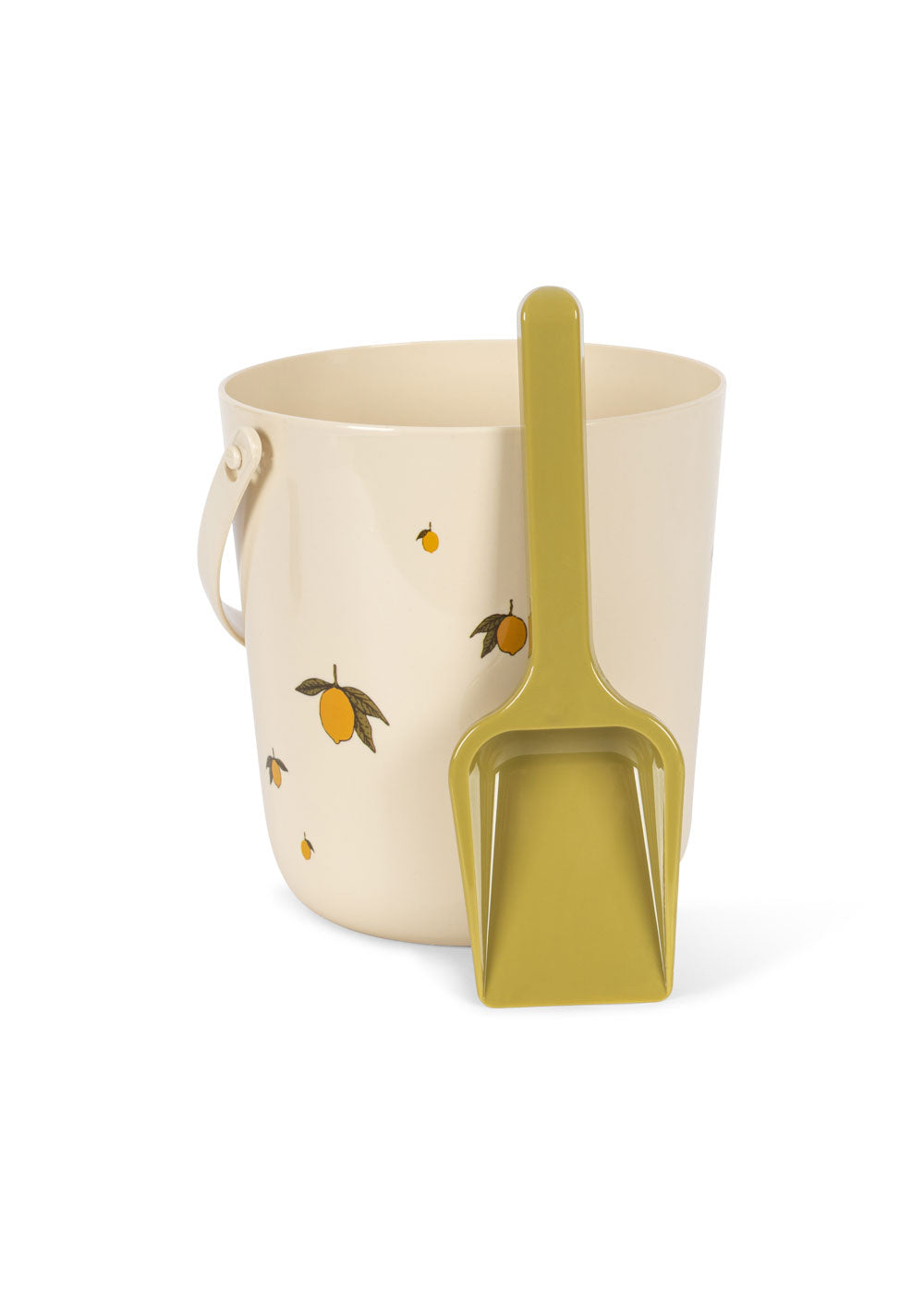 Konges Sløjd Beach Bucket and Shovel-lemon