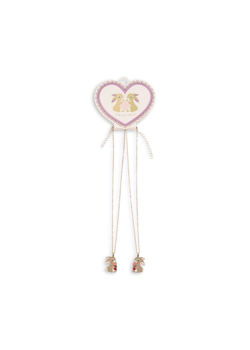 Konges Sløjd Bunny Friendship Necklace - Gold