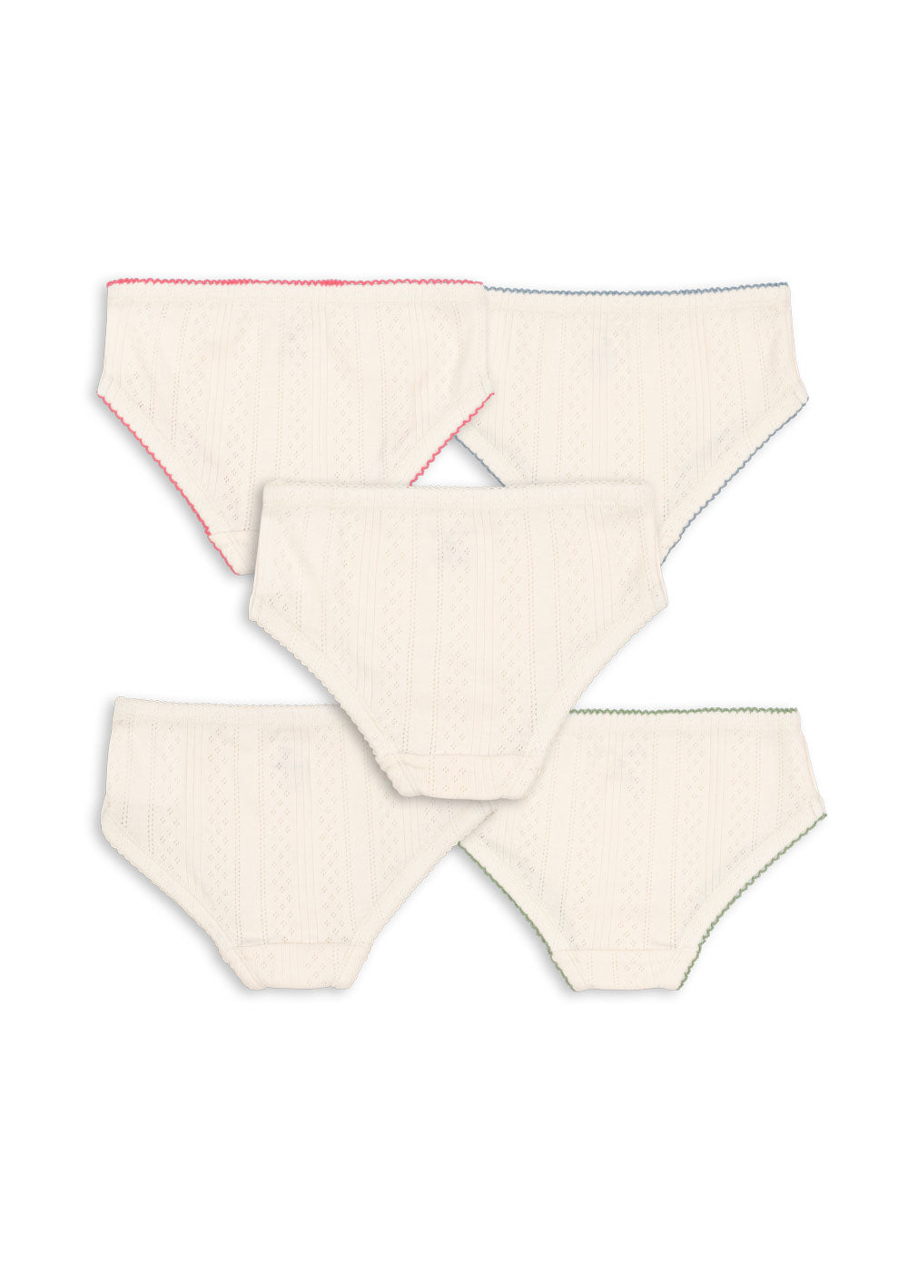 Konges Sløjd Minna 5 Pack Underpants - Antique White