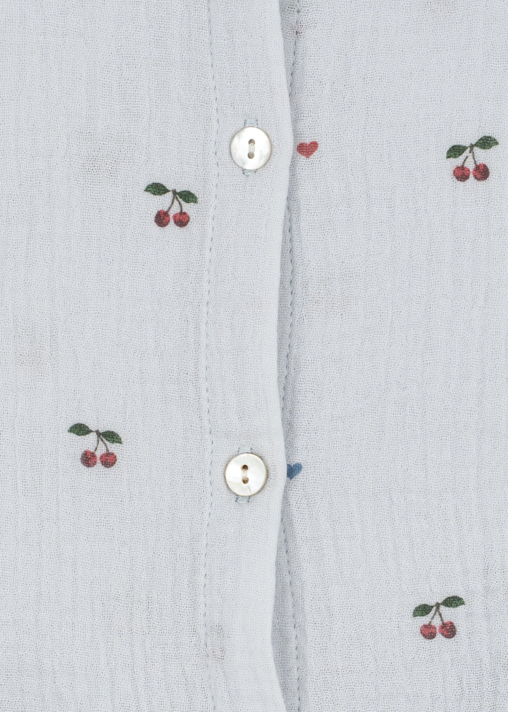 Konges Sløjd COCO TOP - cherry blue coeur