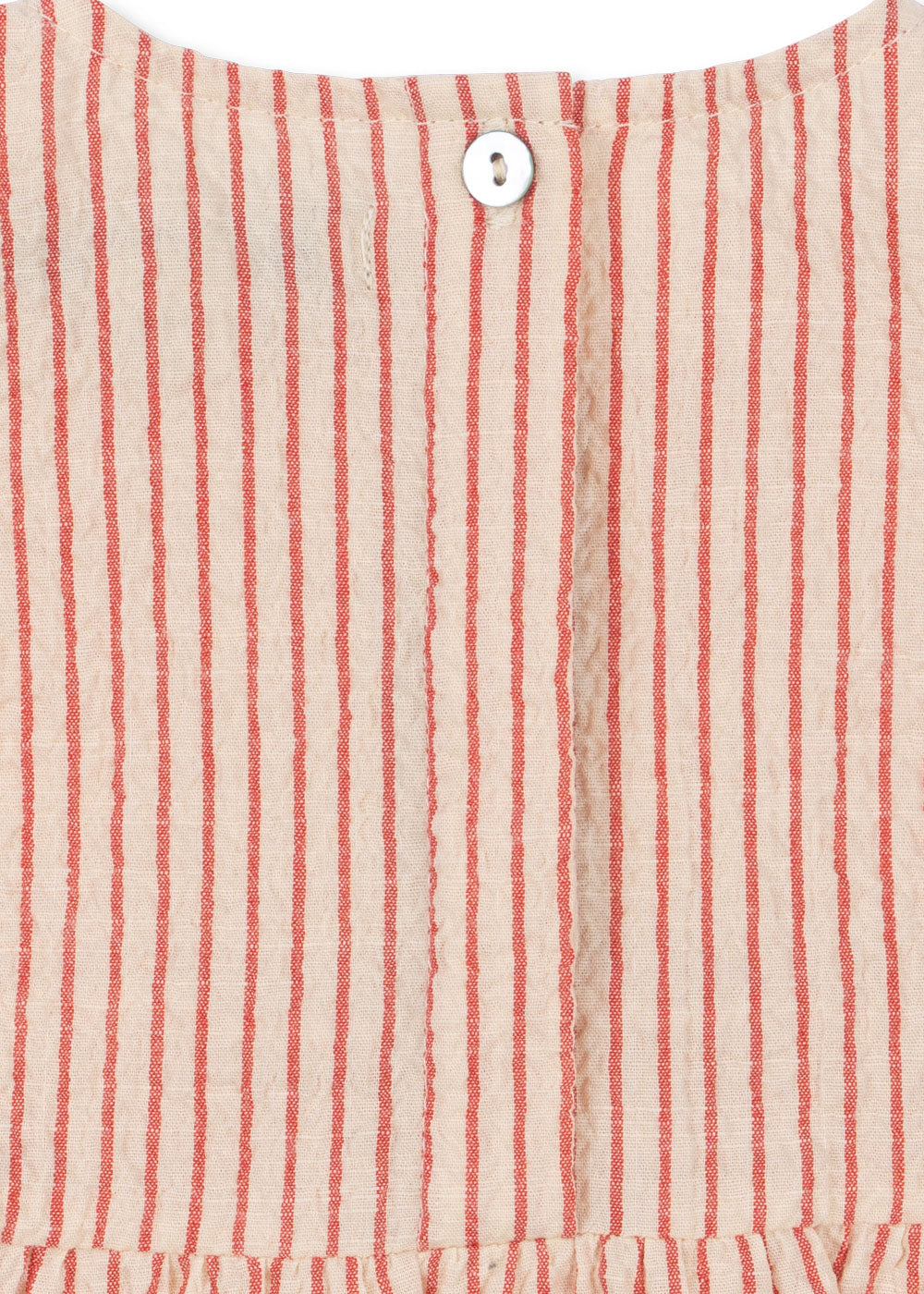 Konges Sløjd Ellie Frill Romper – Amour Stripe