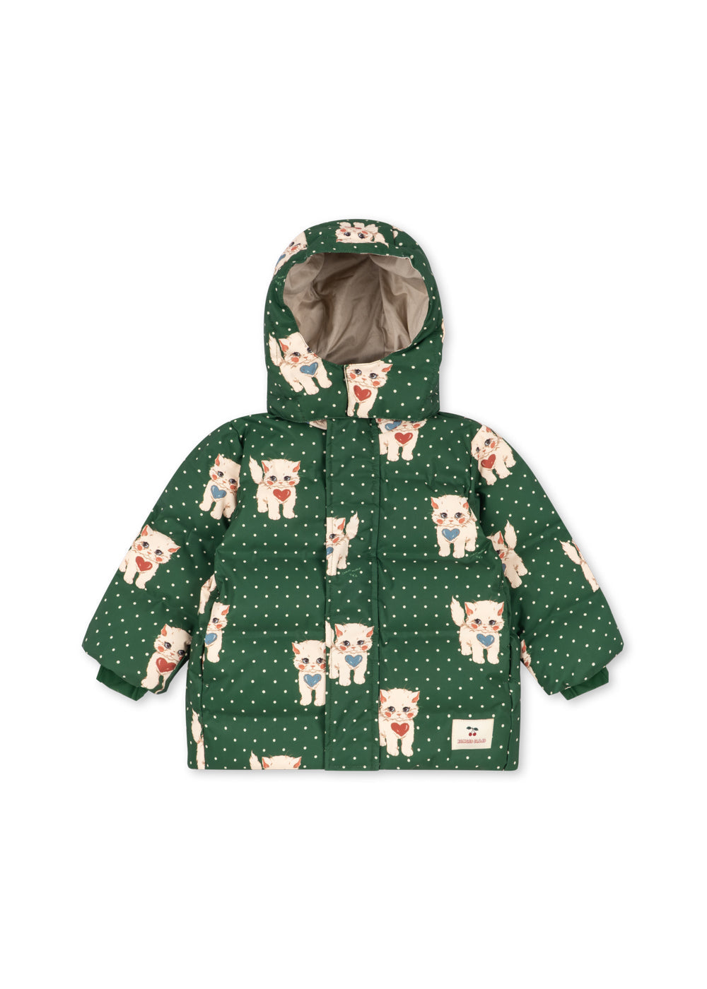Konges Sløjd Magnum Down Jacket in Dot Miao Verde