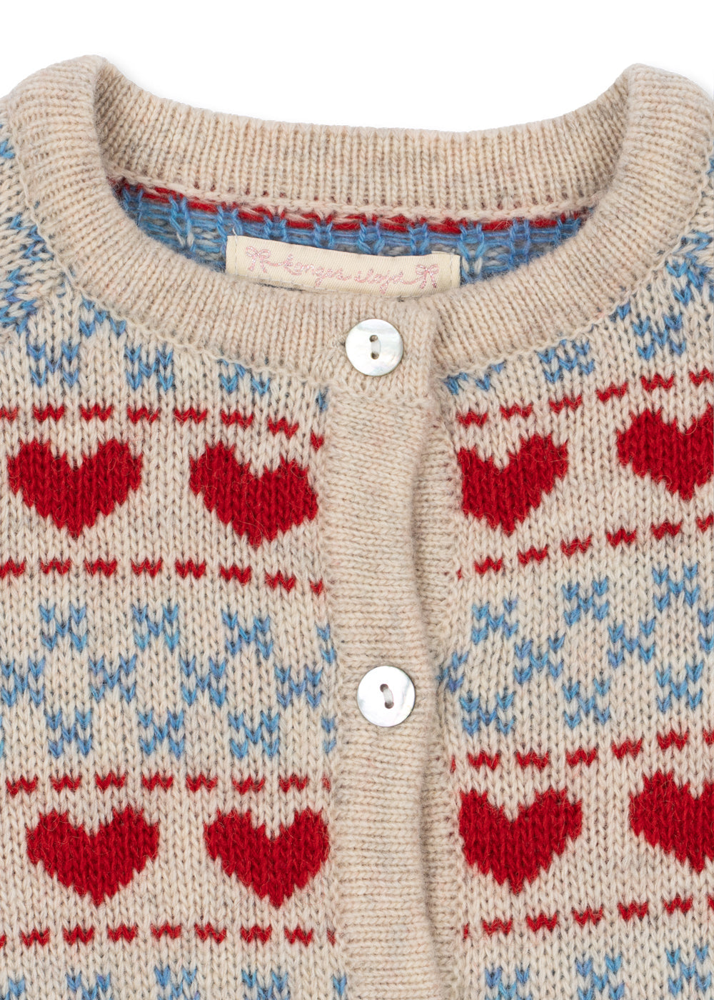 Konges Sløjd Belou Cardigan - Heart lifestyle view