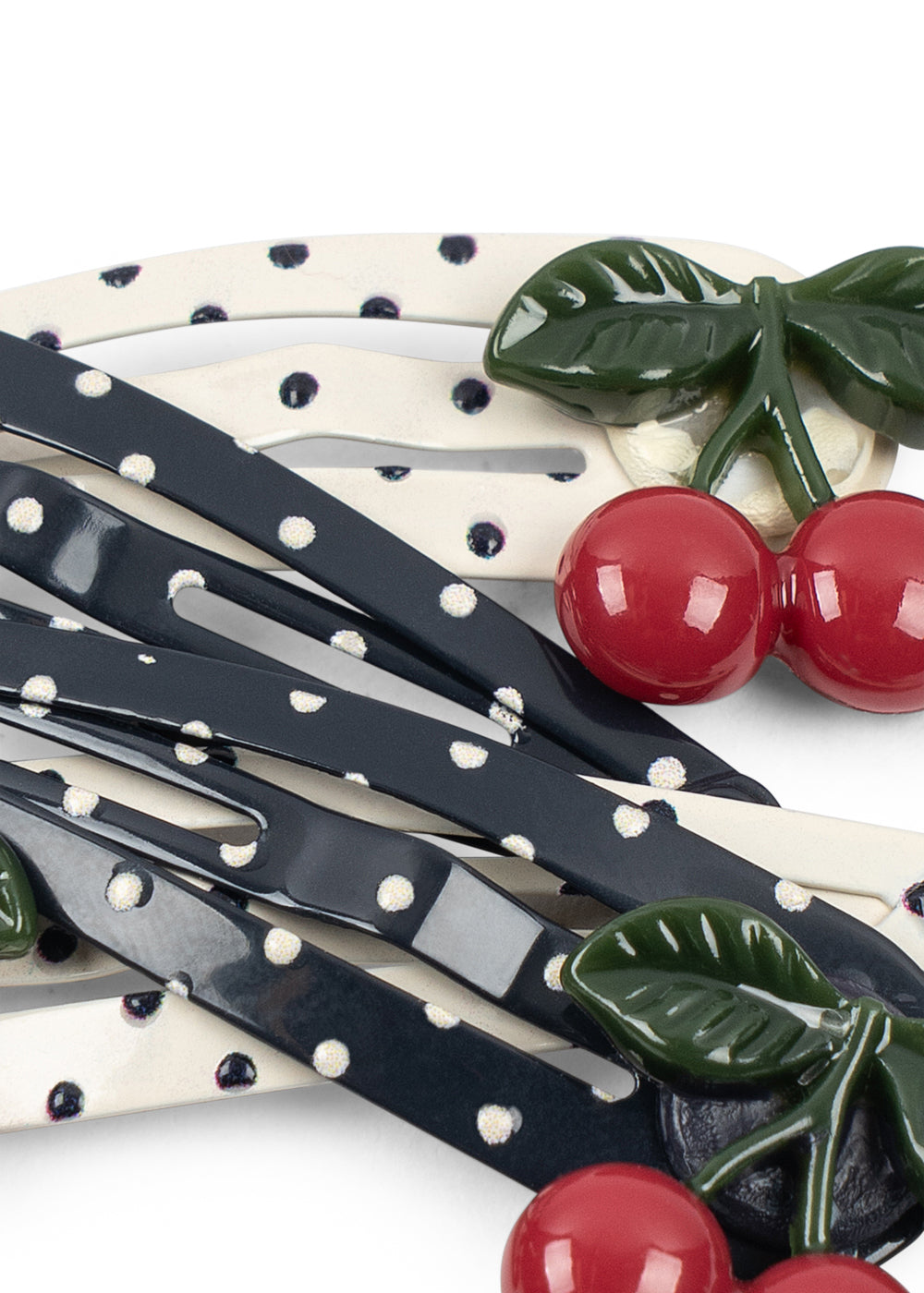 Konges Sløjd 4 Pack Cherry Dot Hair Clip - Multi by Konges Sløjd
