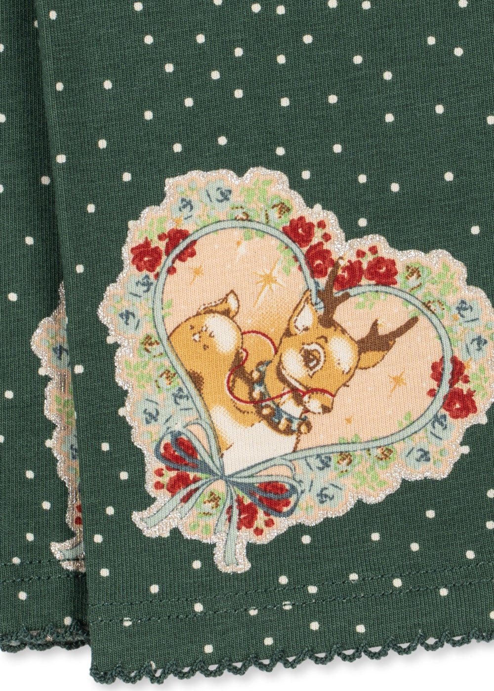 Konges Sløjd Basic Blouse/pants Set - Deer Diary Green by Konges Sløjd