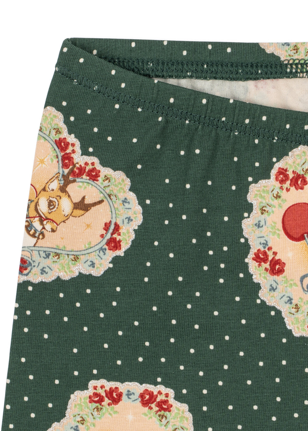Konges Sløjd Basic Body/pants Set - Deer Diary Green by Konges Sløjd