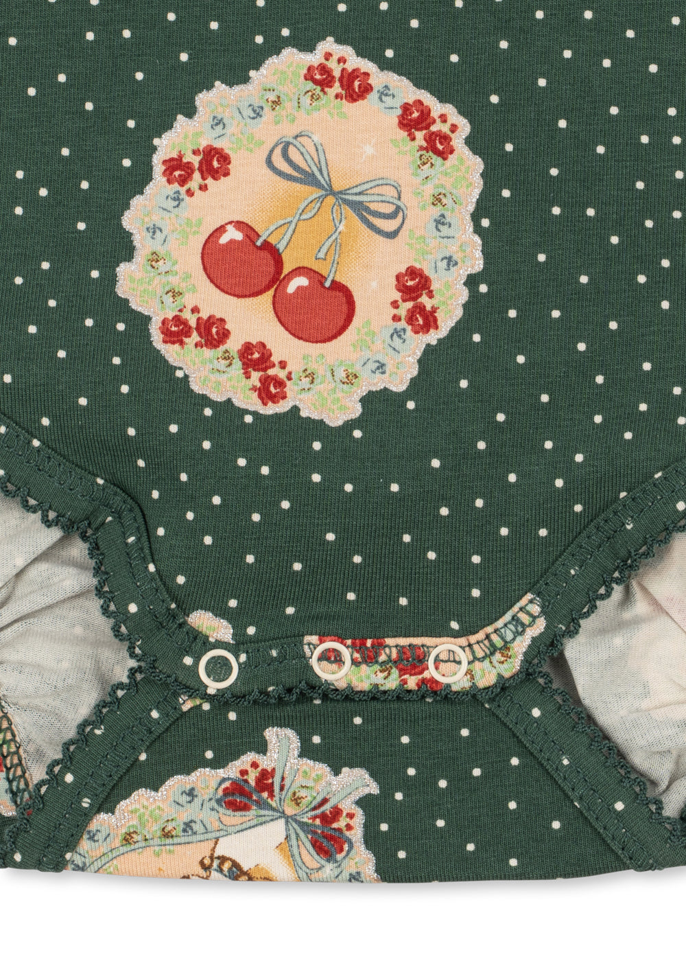 Konges Sløjd Basic Body/pants Set - Deer Diary Green by Konges Sløjd