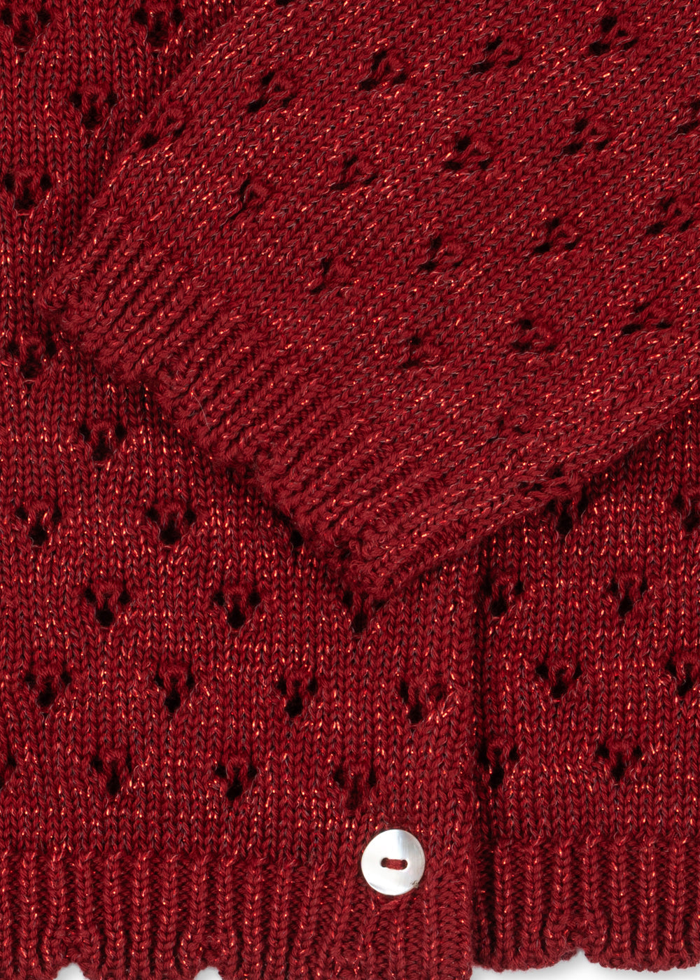 Konges Sløjd Holiday Cardigan - Red Dahlia by Konges Sløjd