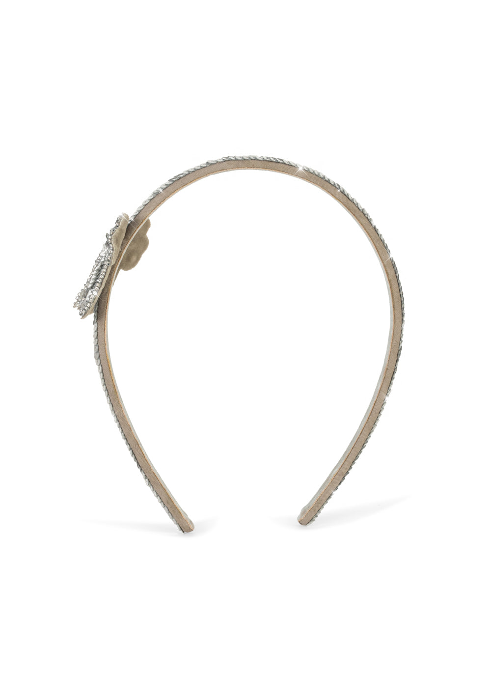 Konges Sløjd Sequin Bow Hairbrace - Silver by Konges Sløjd