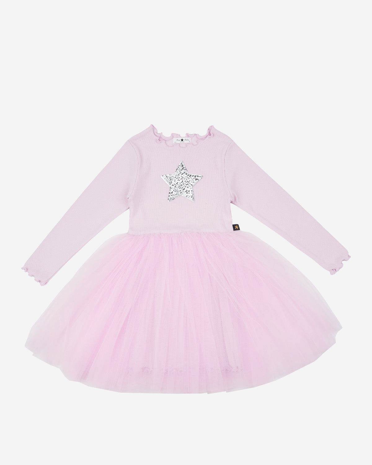 Petite Hailey Hailey LS Star Tutu in Lilac