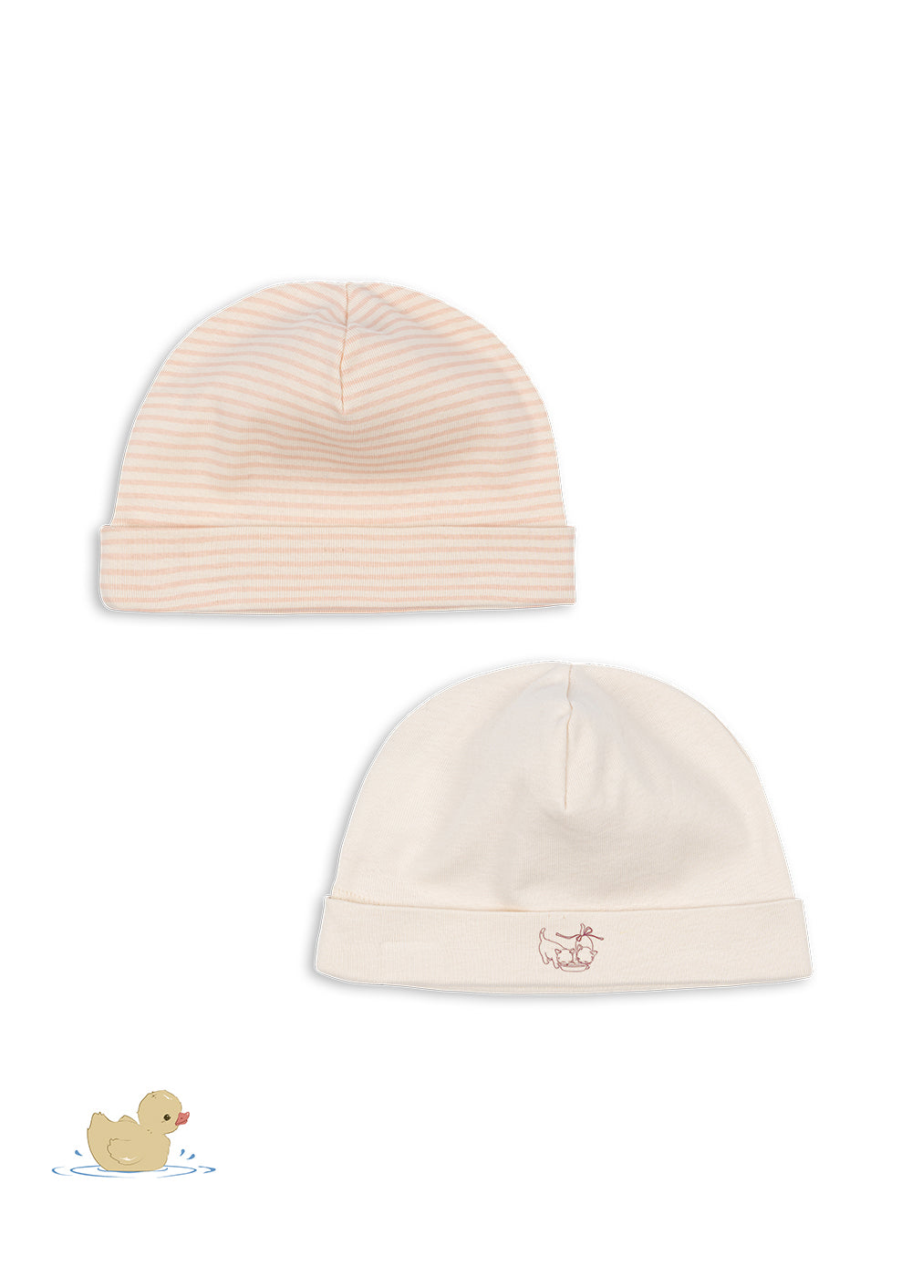Konges Sløjd Fanga Fio Stripe Beanies, Set of 2 by Konges Sløjd