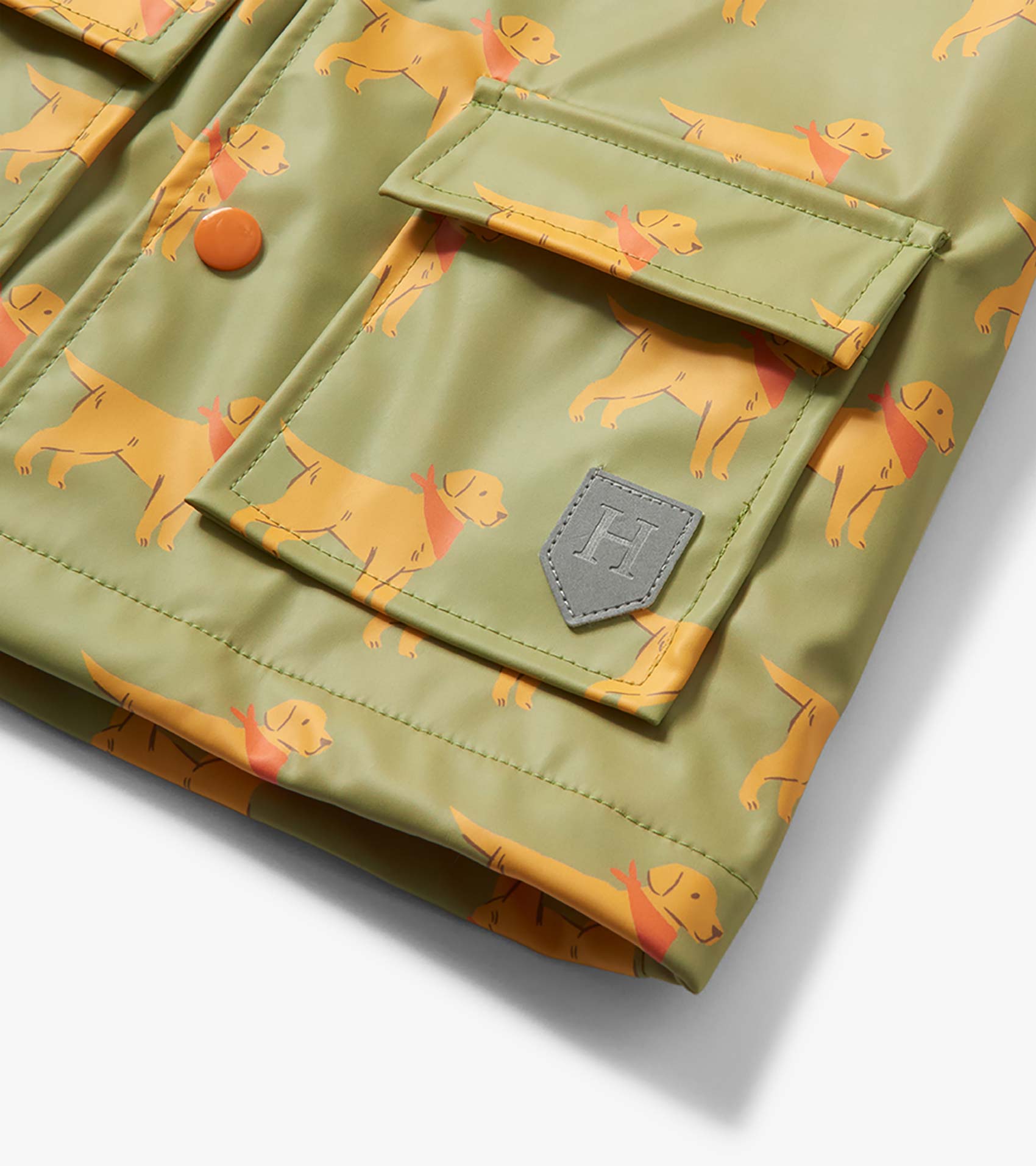 Hatley Baby & Toddler Boys Camping Puppy Button-Up Rain Jacket