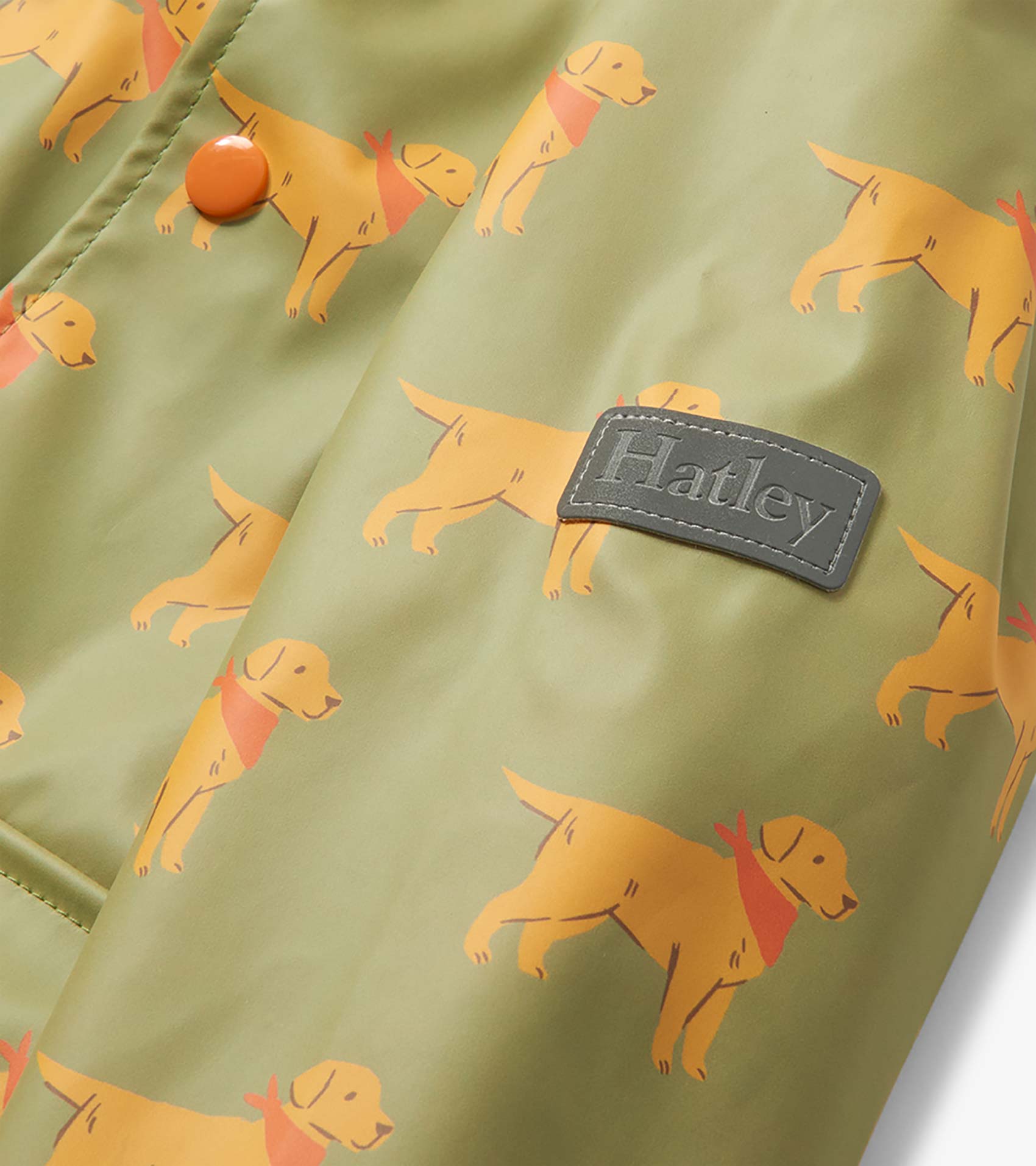 Hatley Baby & Toddler Boys Camping Puppy Button-Up Rain Jacket