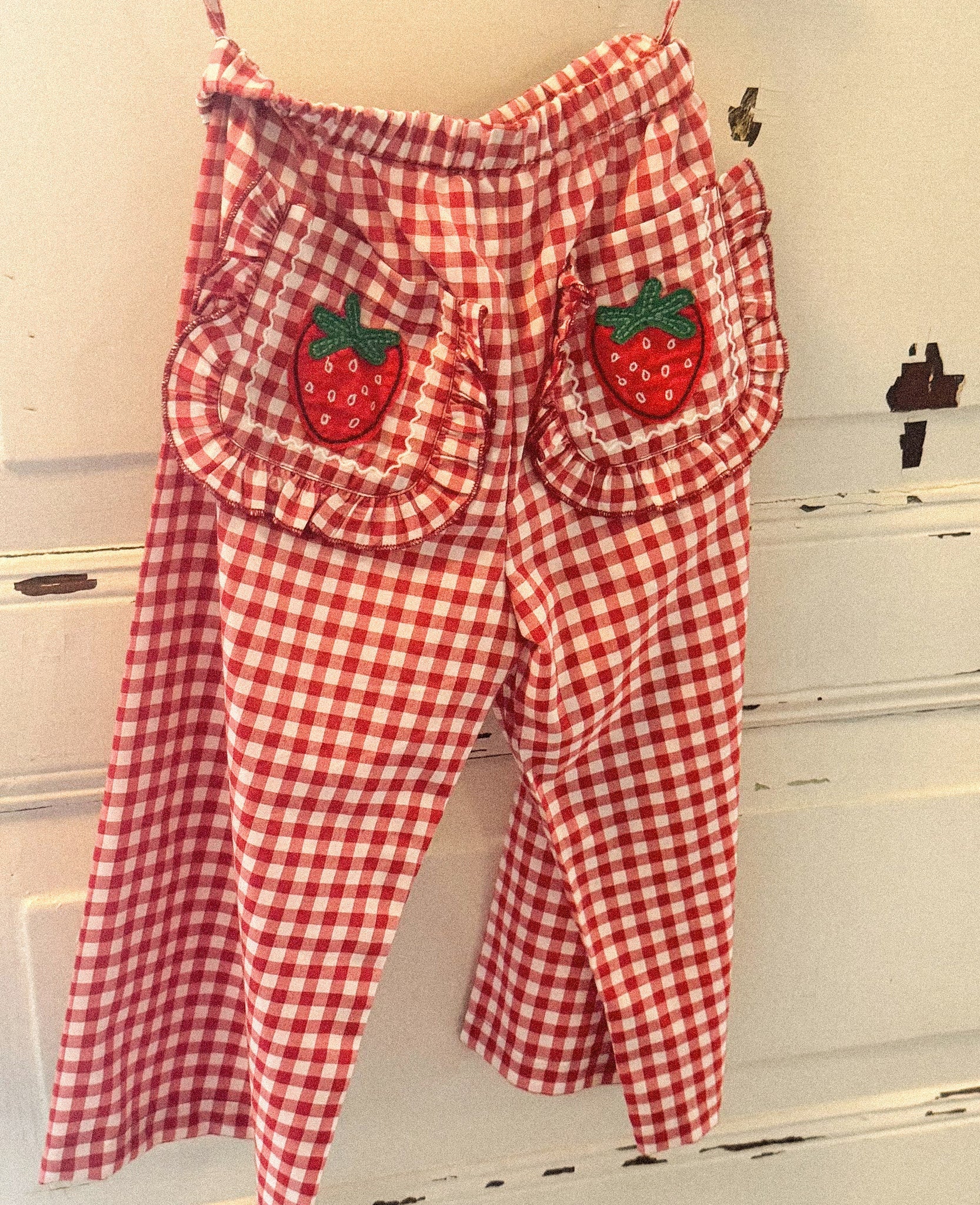 Sissel Edelbo Saxo MINI Pants - Red Checks