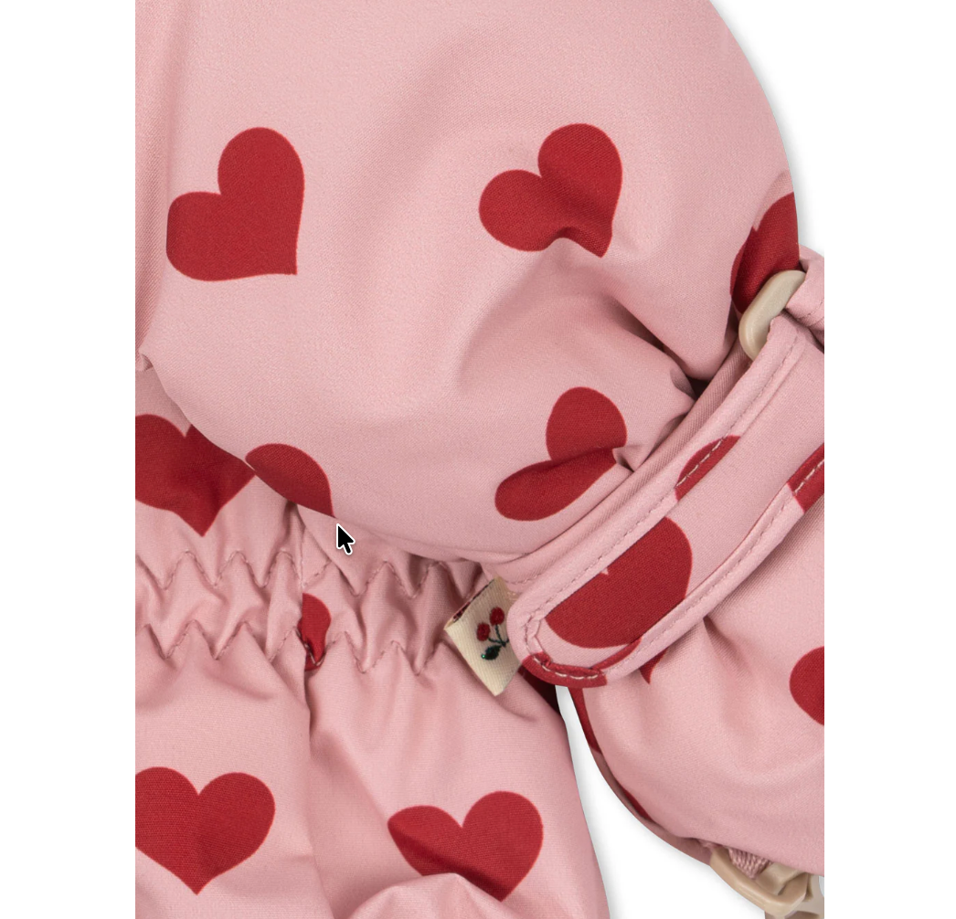 Konges Sløjd Nohr Snow Mittens - Amour Pink