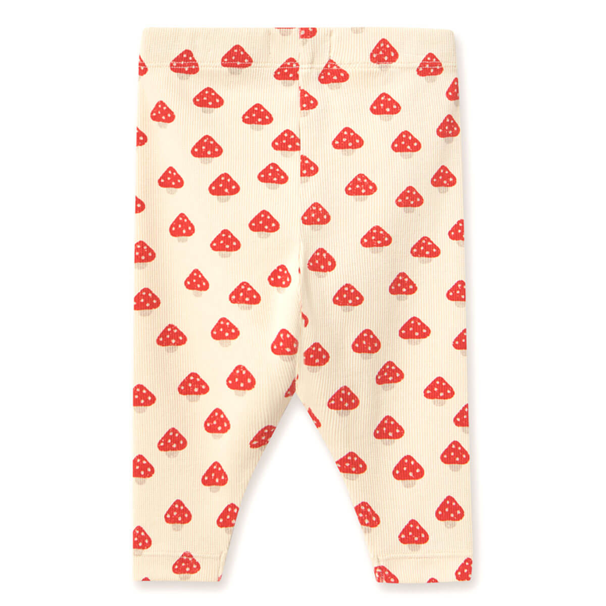 Tinycottons Mini Mushrooms Rib Baby Pants - Ivory