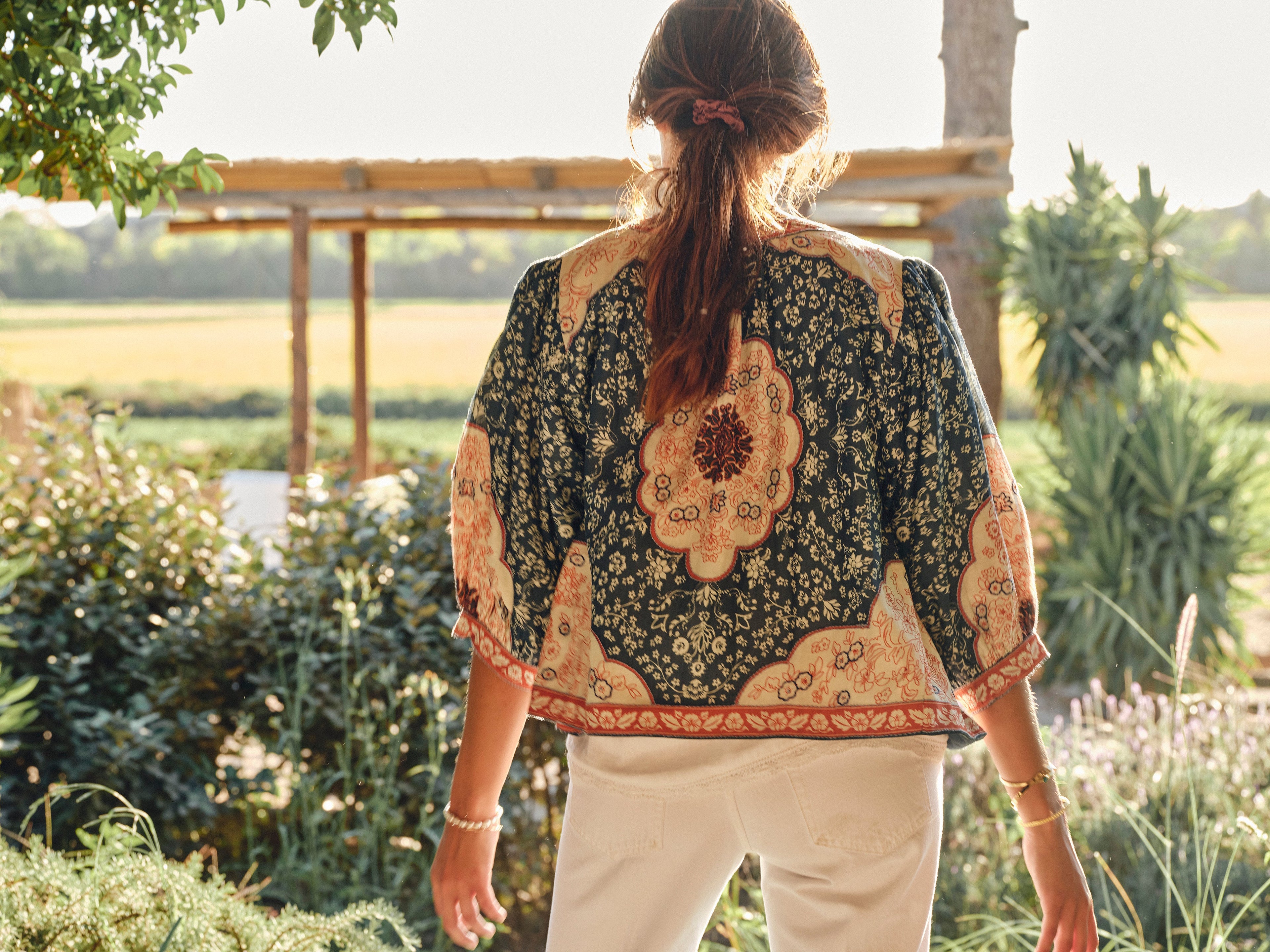 M.A.B.E Ursa Jacket - Indigo/Ecru