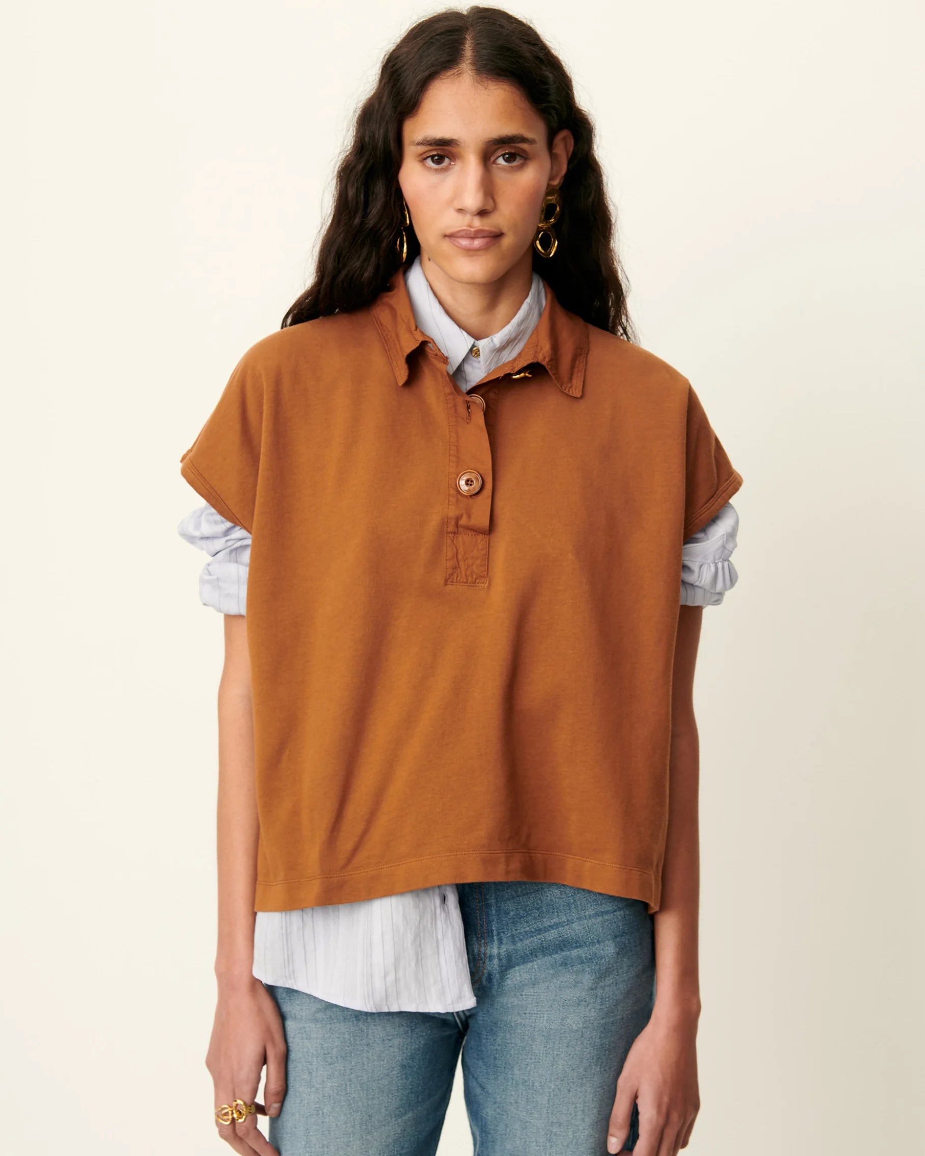 Sessùn Polo Shirt Emiliano – Caramelo