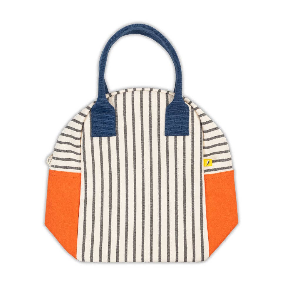Fluf - Zipper Lunch - Pencil Stripe Nautical