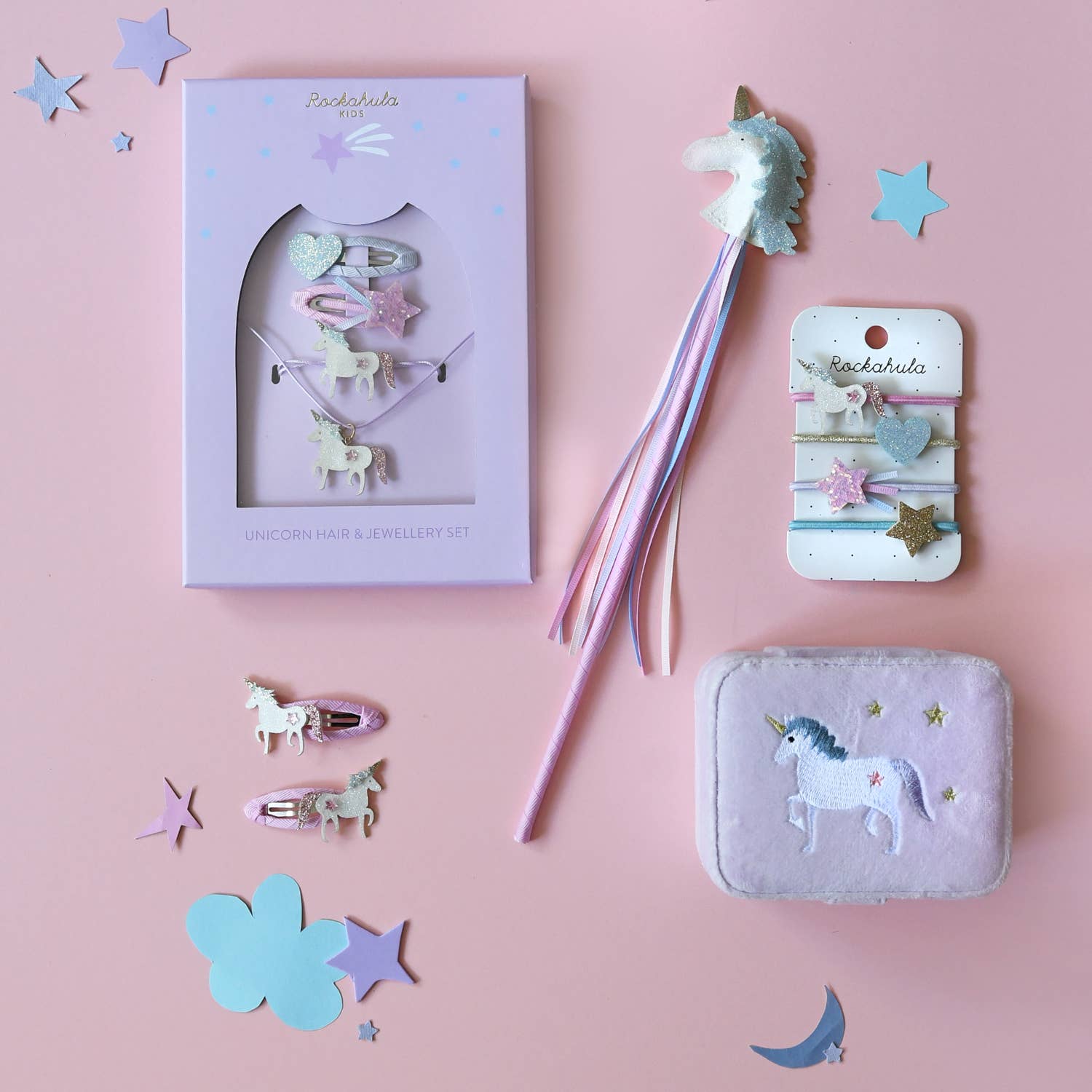 Rockahula Unicorn Hair Ponies – Girls Hair Accessories