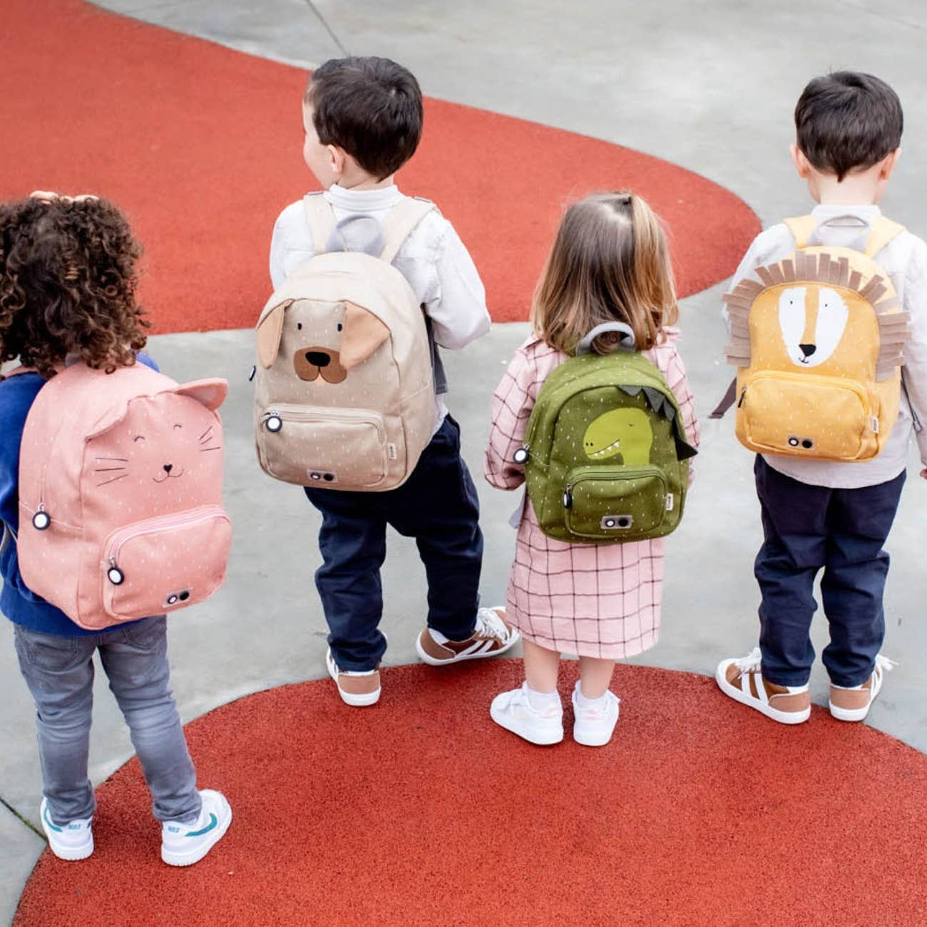 Trixie Baby - Trixie Baby Animal Small Backpack | Toddler &Kids School Bag: Mr. Lion