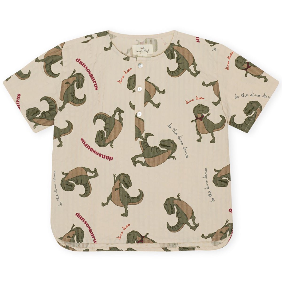 Konges Sløjd Ace Short Sleeved Shirt in Dansosaurus Konges Sløjd