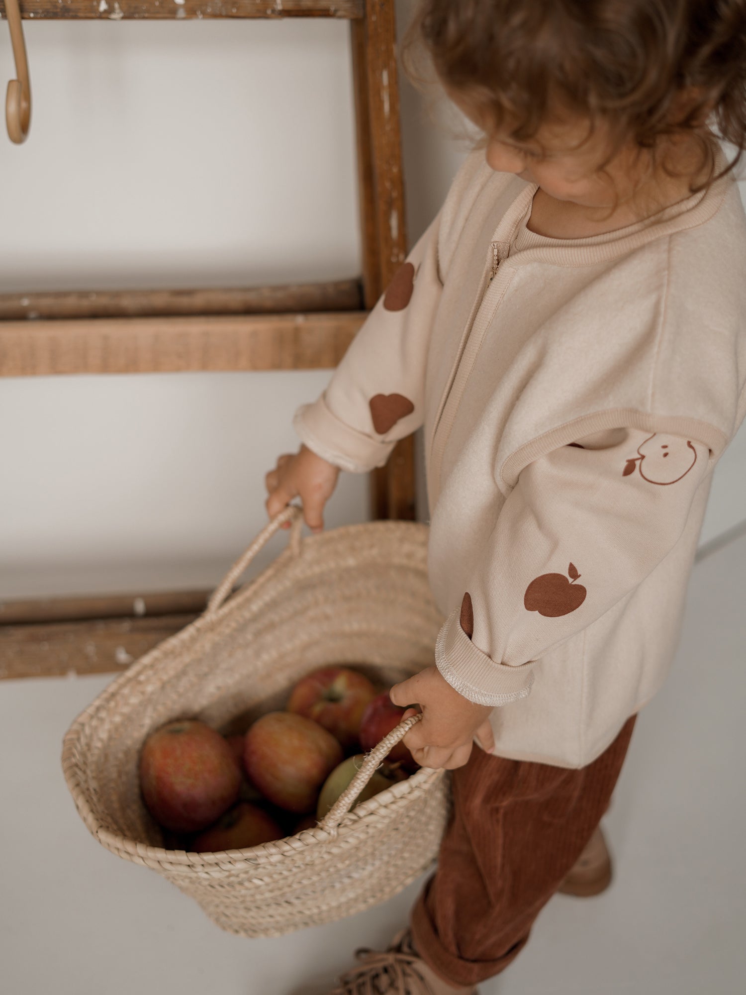 Organic Zoo Almond Fleece Vest Organic Zoo