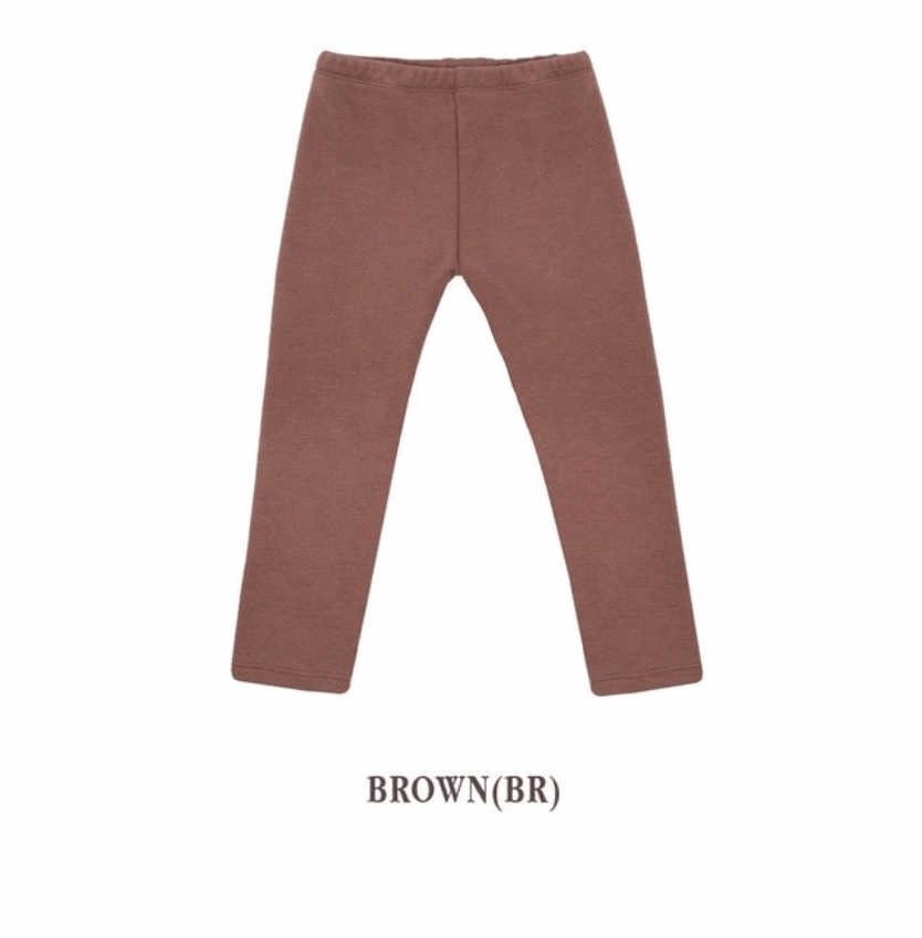 Amber fleece legging - Brown Amber - enjoykidsus
