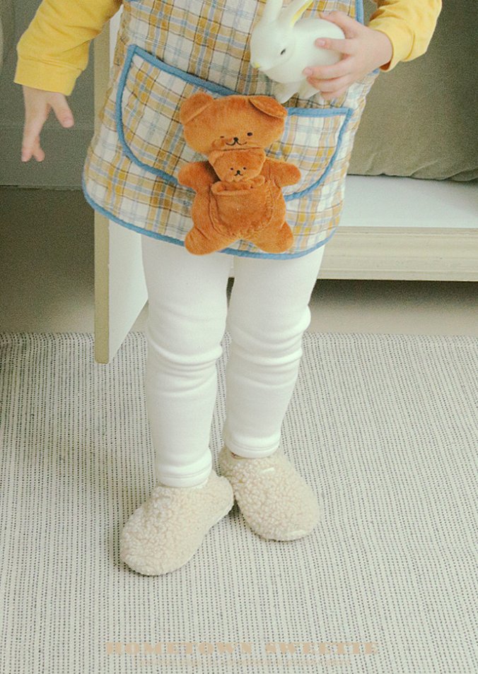 Amber fleece legging - cream Amber