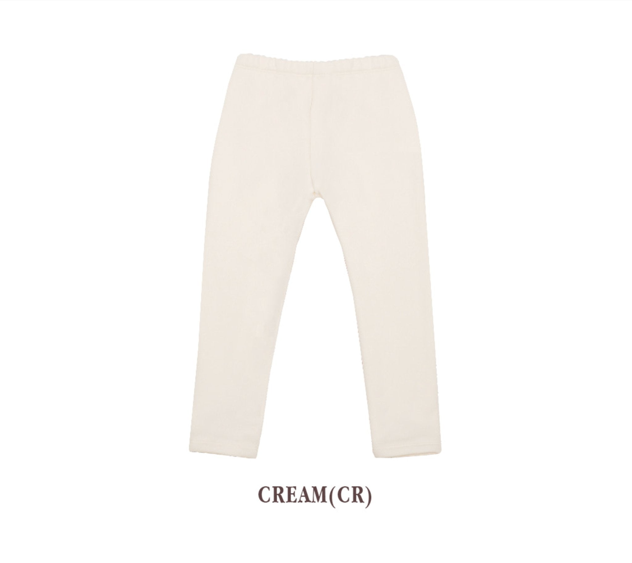 Amber fleece legging - cream Amber