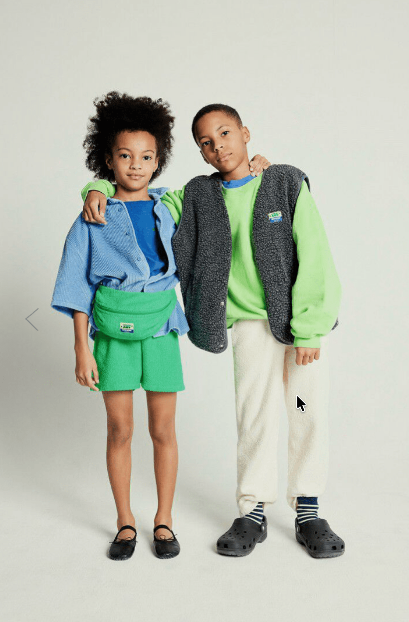 American Vintage Kid’s Jacket Hoktown – MELANGE CHARCOAL American Vintage