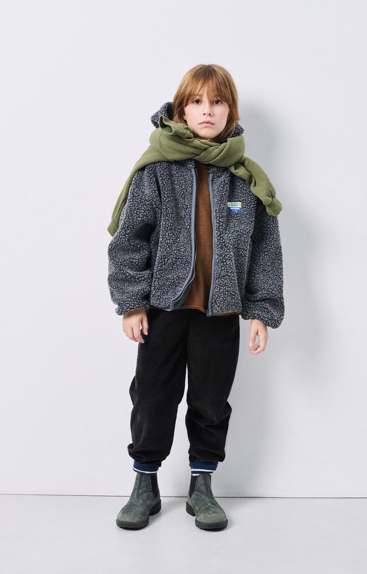 American Vintage Kid’s Trousers Padow – MELANGE CHARCOAL American Vintage