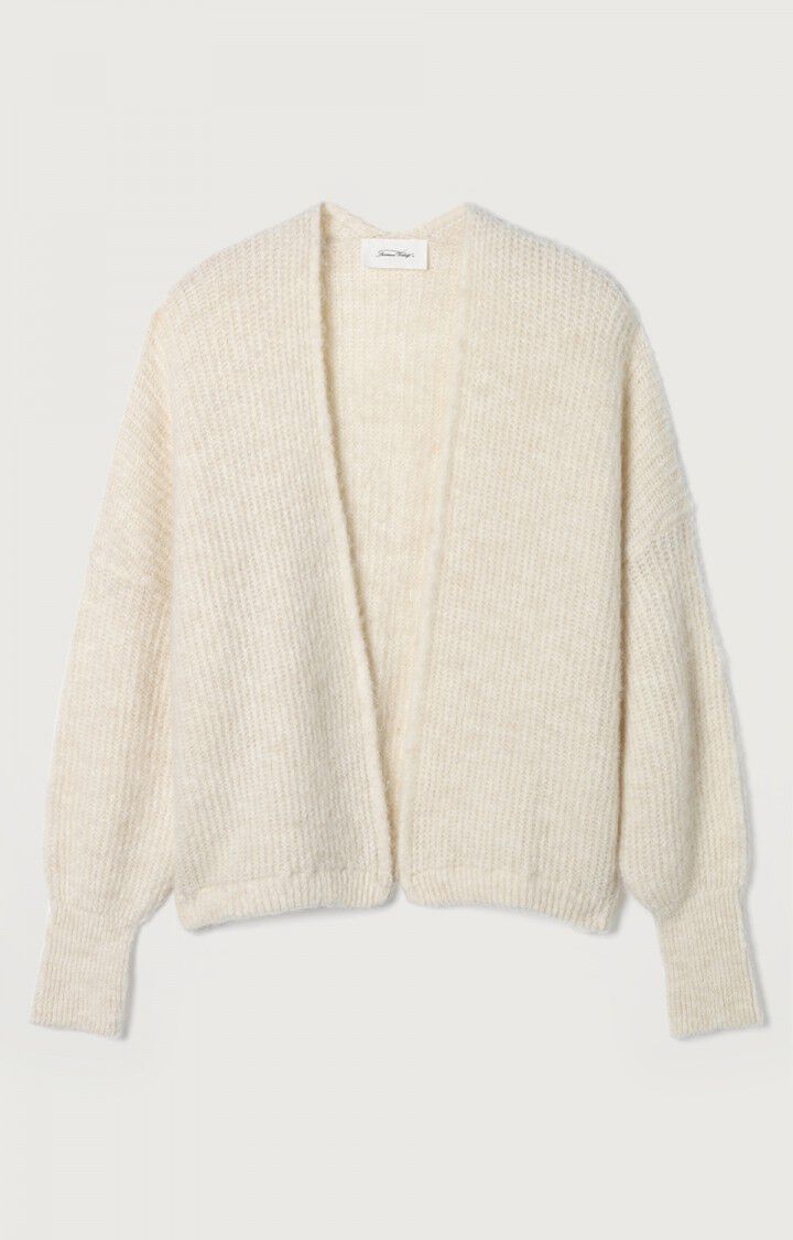 American Vintage Women’s Cardigan East – Melange Pearl Mohair Blend Knit American Vintage