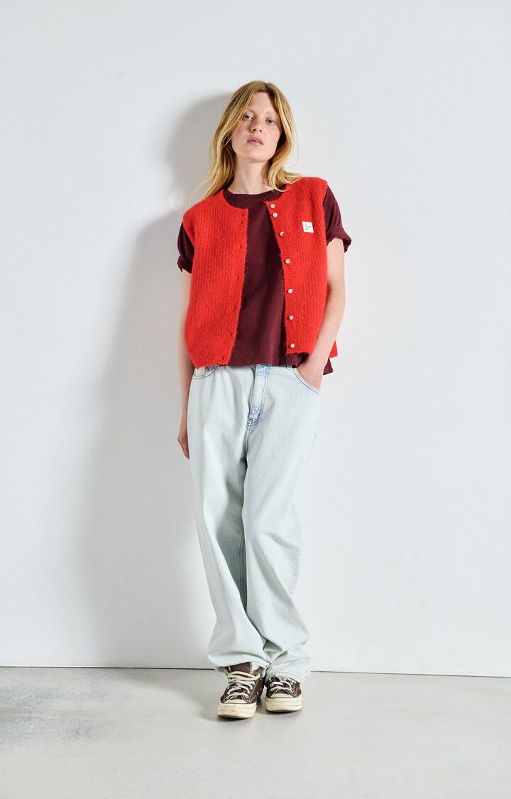 American Vintage Women’s Cardigan East – MELANGE PEPPER American Vintage