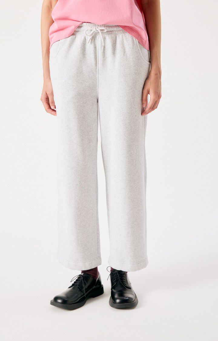 American Vintage Baptown women’s joggers in Heather Grey – front view