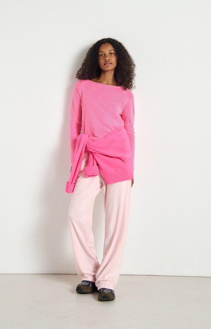 American Vintage Women’s Sonoma Long Sleeve T-Shirt – PINK ACID FLUO American Vintage