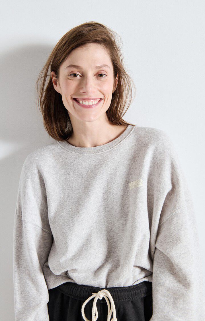 American Vintage Women’s Sweatshirt Kodertown – Polar Melange Fleece Crewneck American Vintage