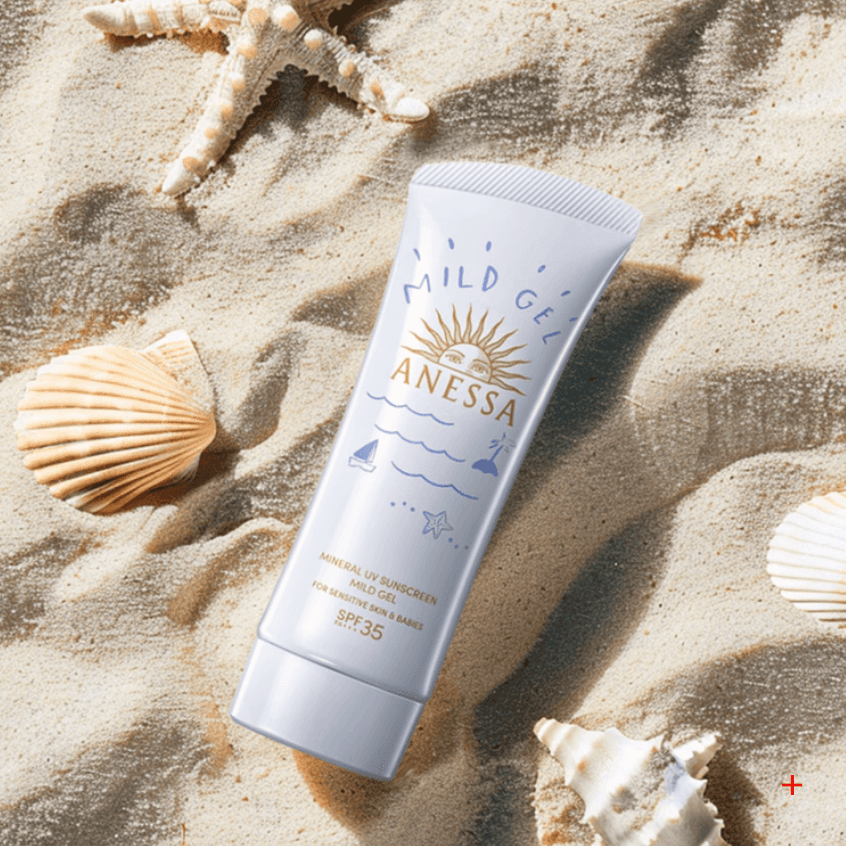 ANESSA Sunscreen Aqua Gel Additive - Free Sunscreen Gel SPF35 PA+++ 90g. enjoykidsus