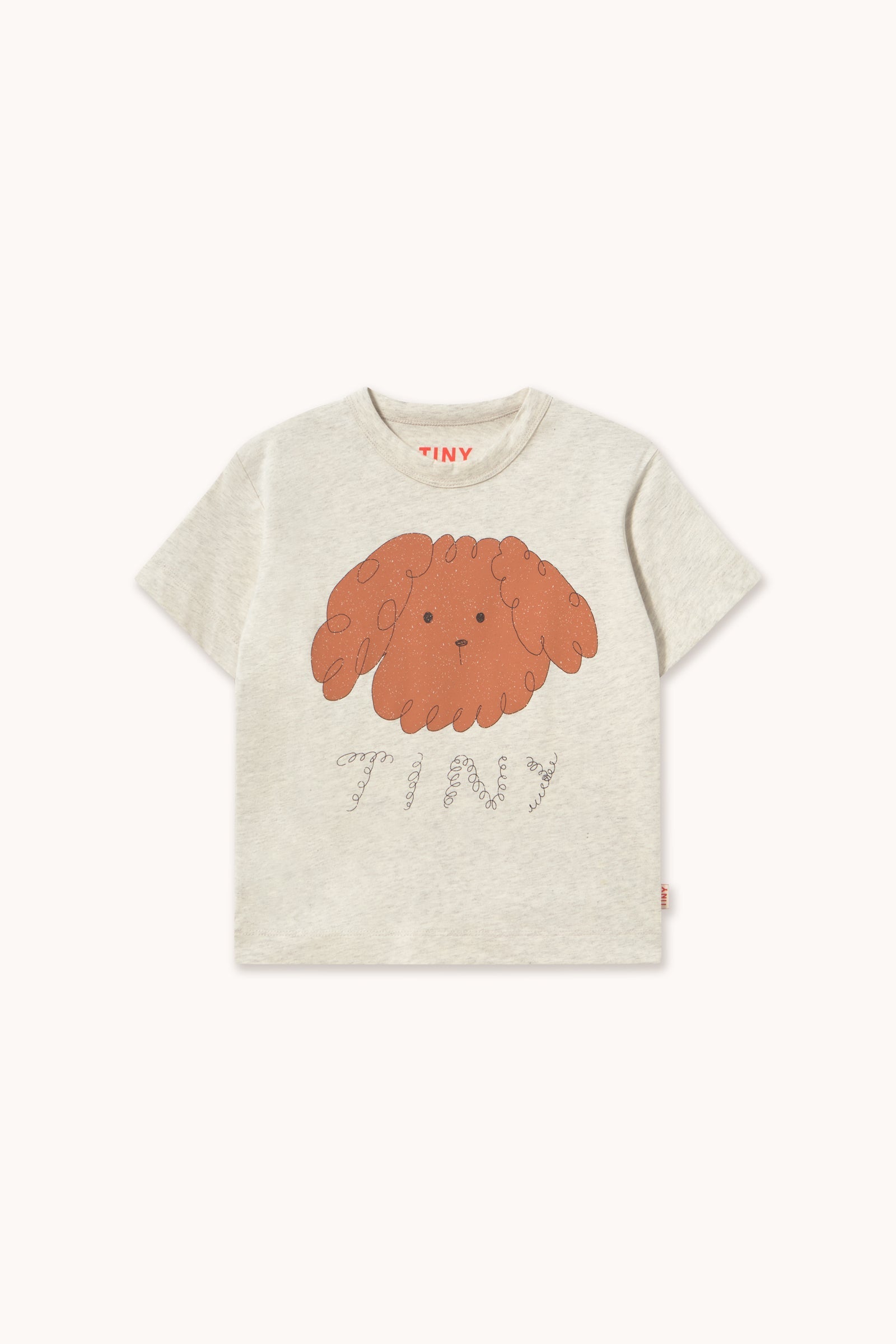 Tinycottons Curly Dog Graphic Tee - front