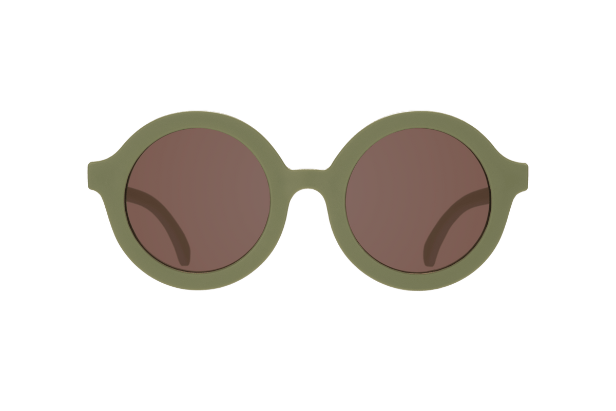 Babiators - Wild Moss Euro Round Kids Sunglasses with Amber Lens Babiators