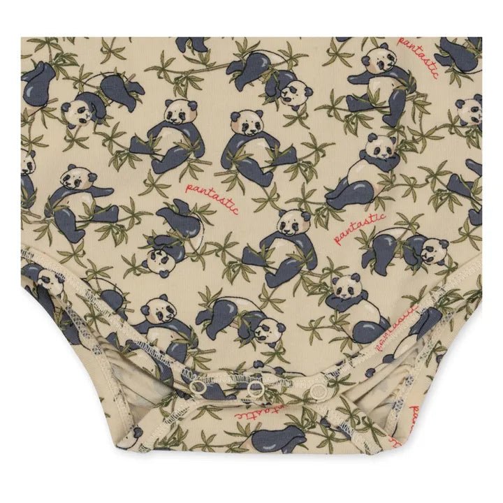 Konges Sløjd Basic Organic Cotton Short Sleeve Bodysuit | Panda Konges Sløjd