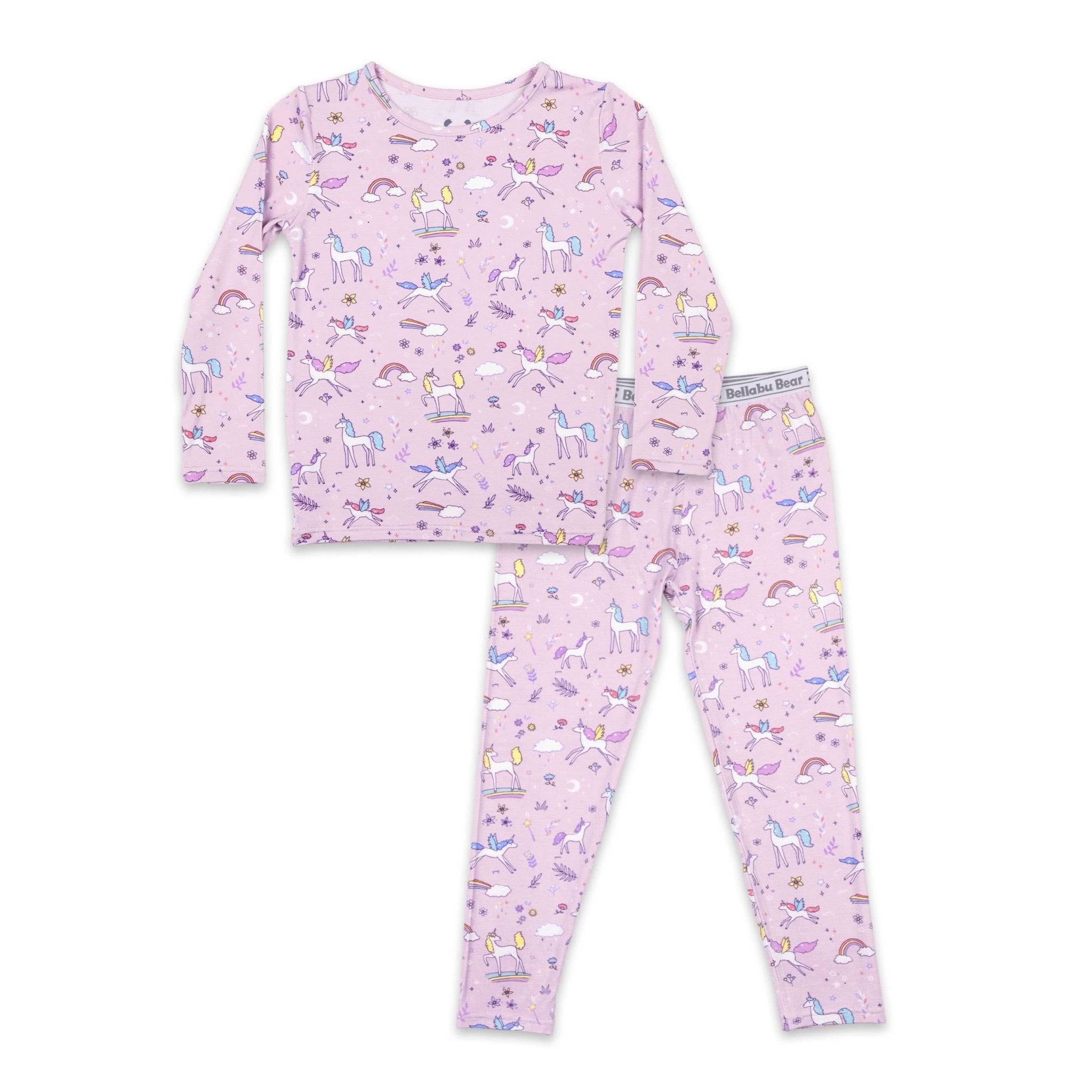 Bellabu Bear - Enchanted Unicorn Bamboo Kids Pajamas Bellabu Bear