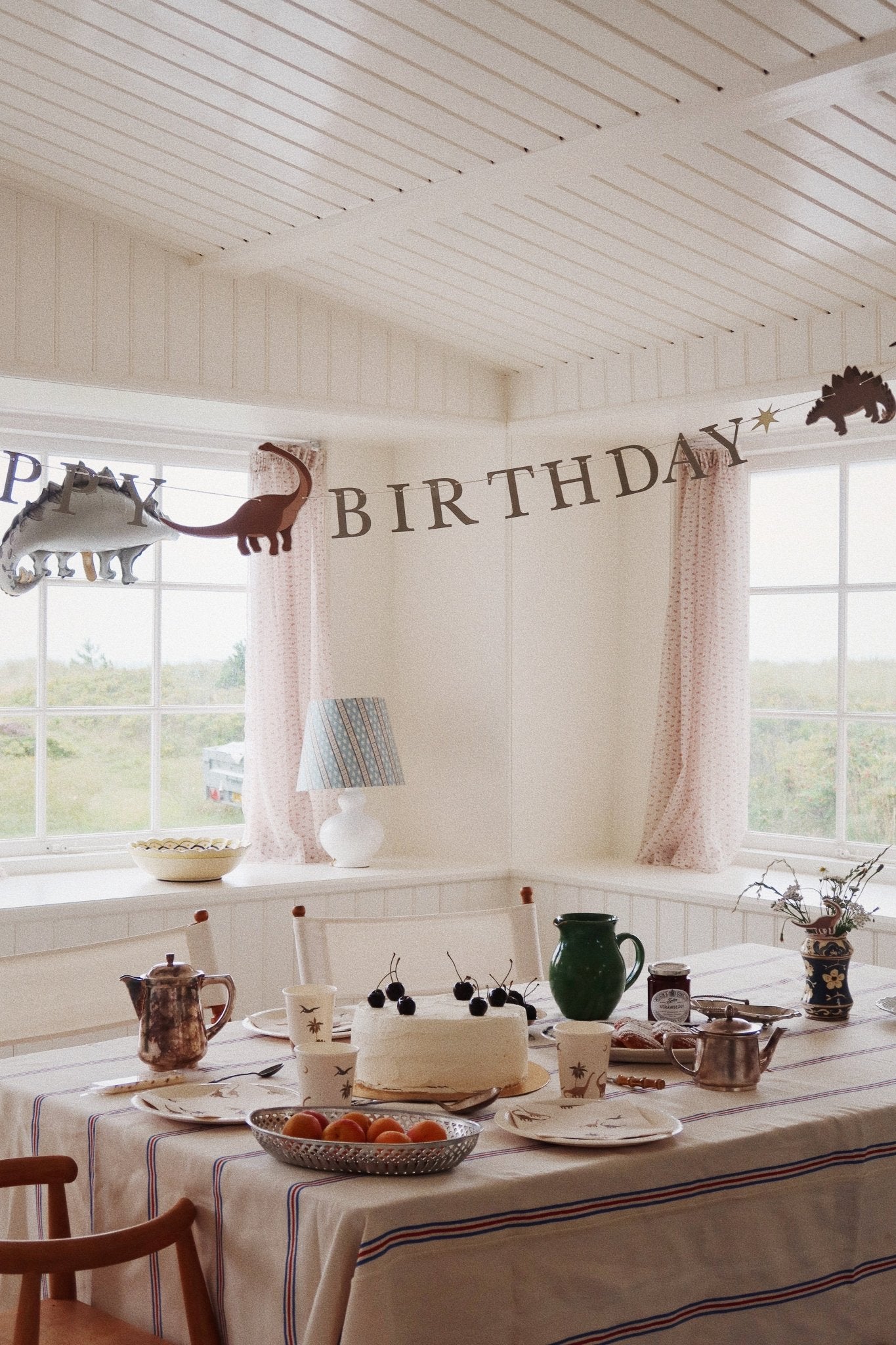 Konges Sløjd BIRTHDAY CANDLES PRINT - LEMON Konges Sløjd