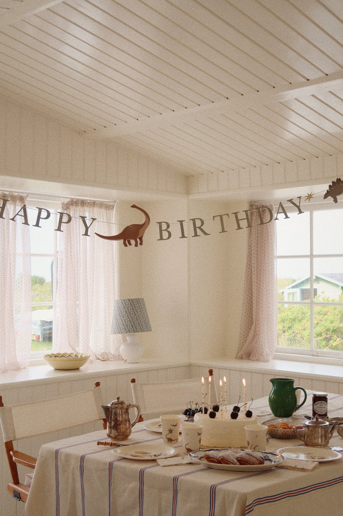 Konges Sløjd BIRTHDAY CANDLES PRINT - LEMON Konges Sløjd