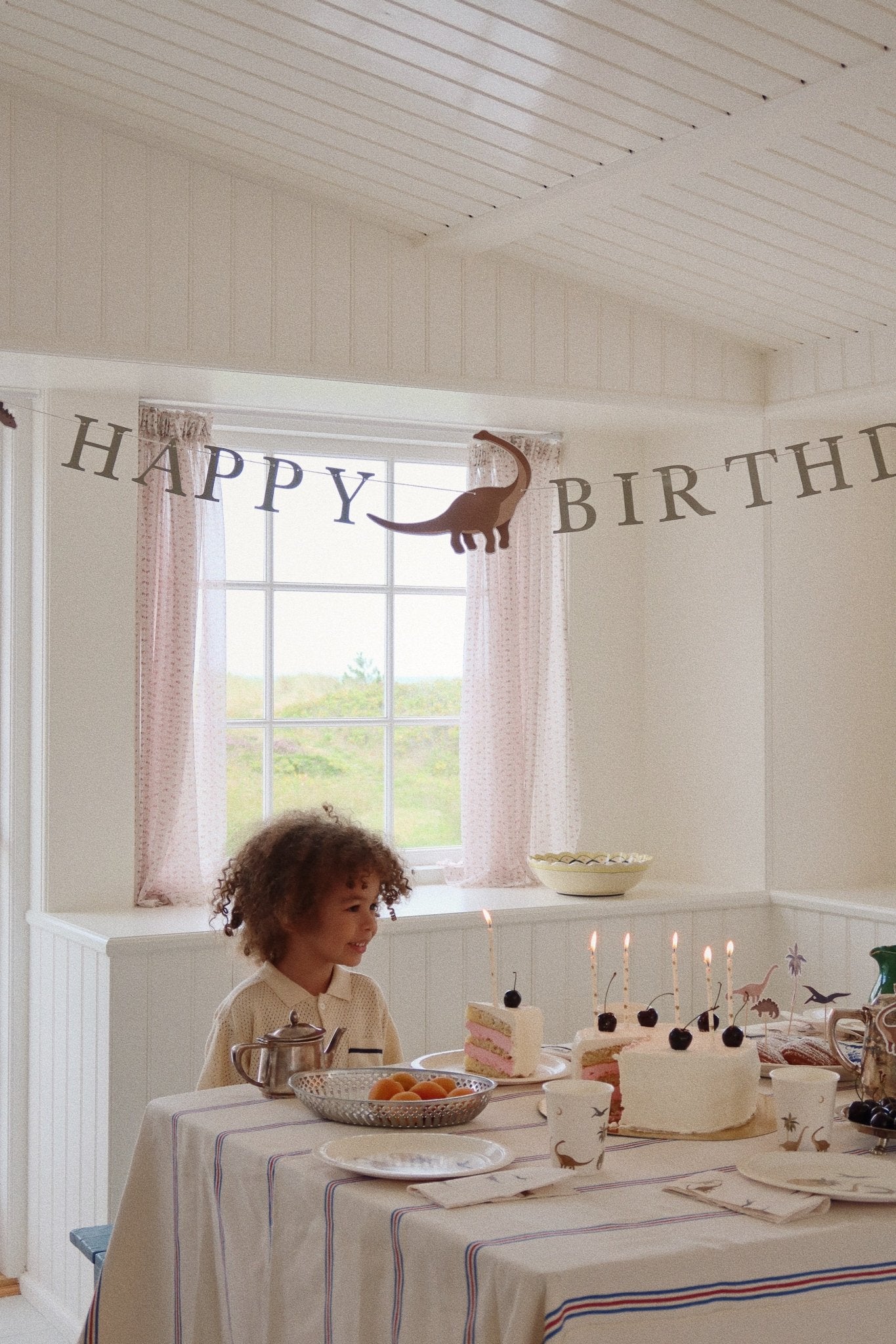Konges Sløjd BIRTHDAY CANDLES PRINT - LEMON Konges Sløjd