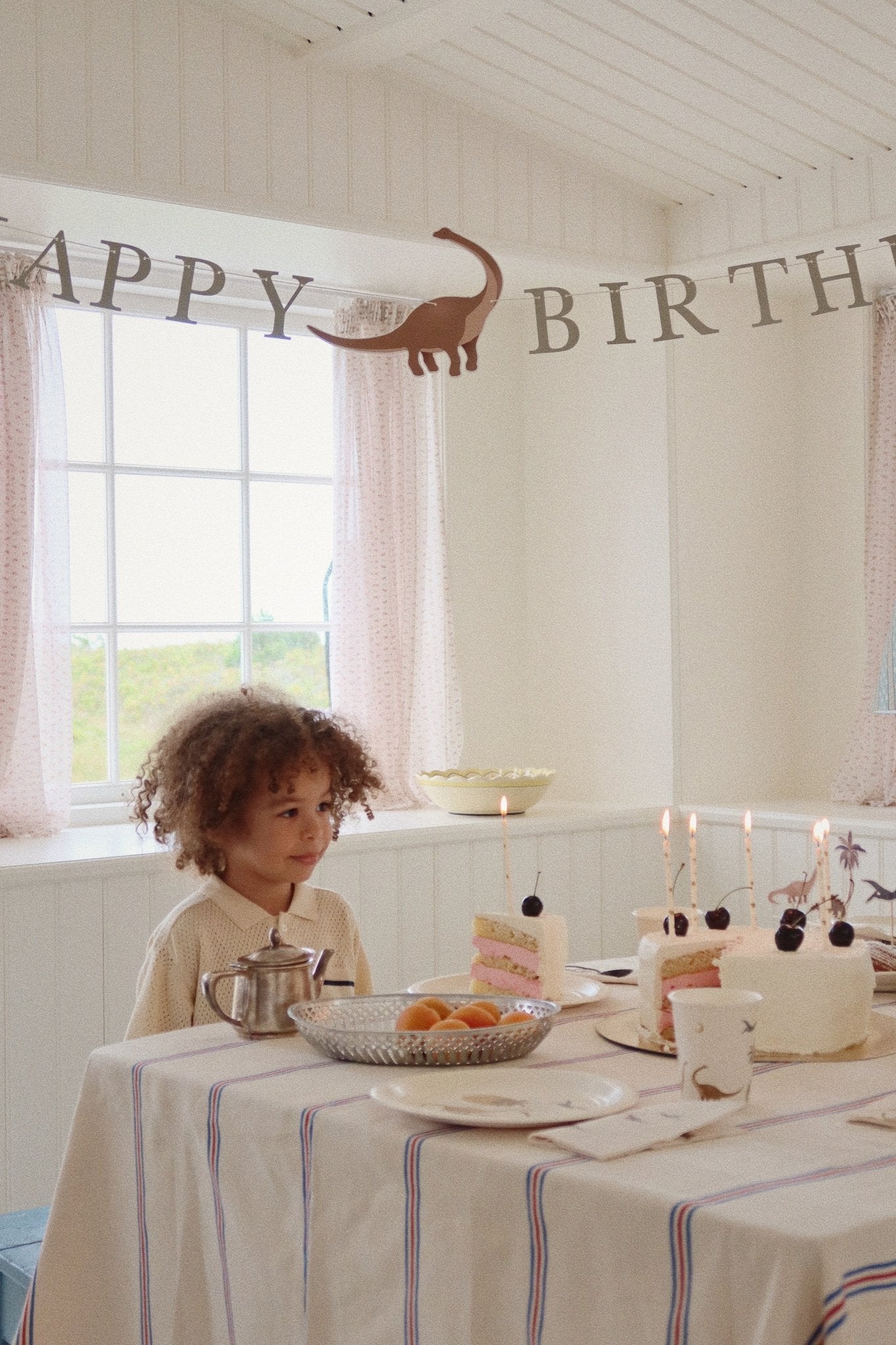 Konges Sløjd BIRTHDAY CANDLES PRINT - LEMON Konges Sløjd